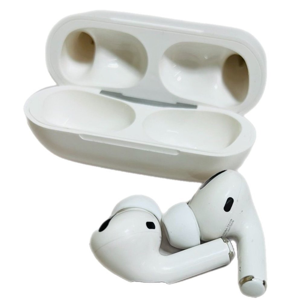 Apple AirPods Pro with Wireless White Charging Case Includes Cord & Ear Bud Sets